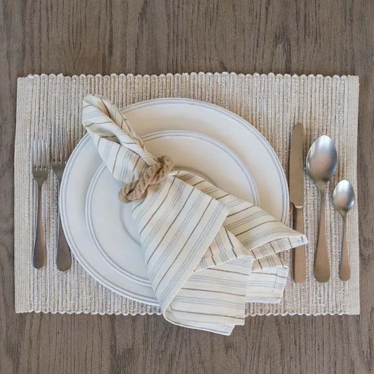 New Neutral Handwoven Placemat