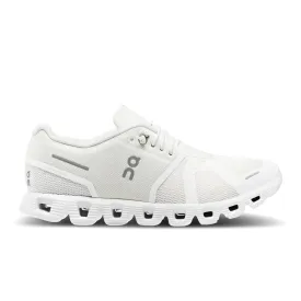 On Running Cloud 5 (Womens) - Undyed-White/White