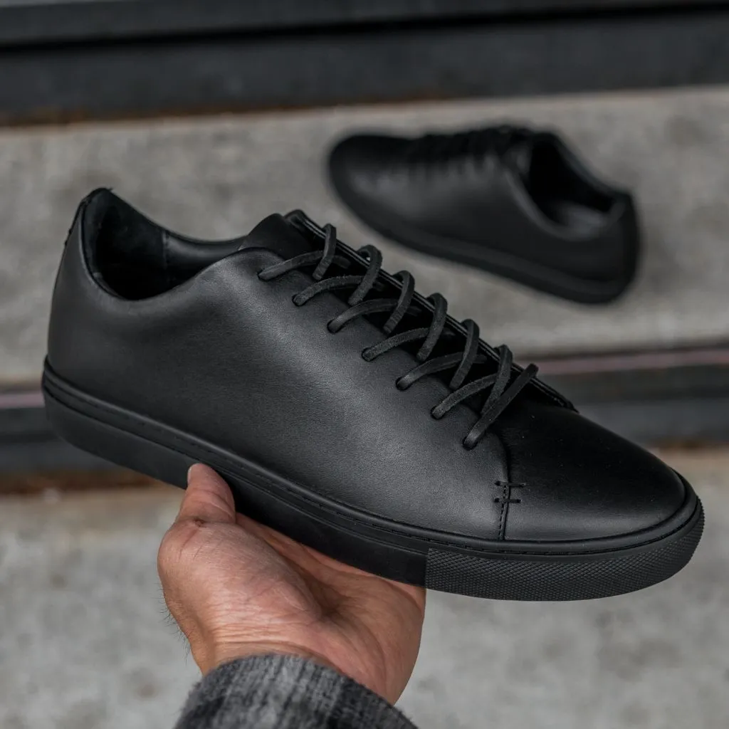 Premier Low Top | Black Vachetta