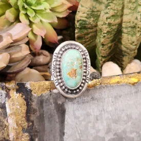 " Reese " Royston Turquoise Oval Ring