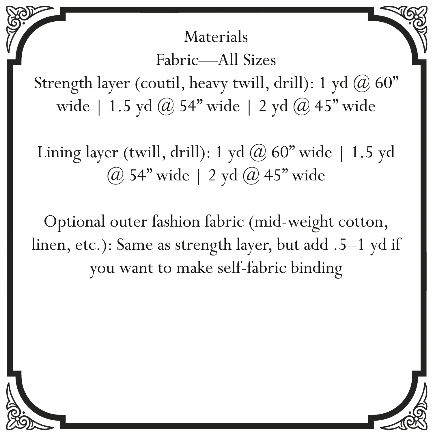 Redthreaded 1780s Stays Pattern