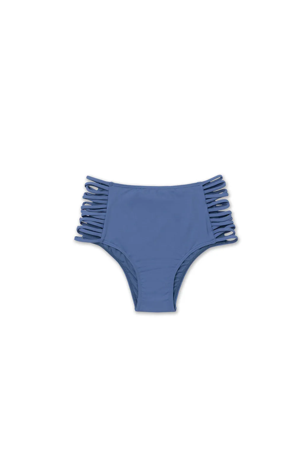 SAMPLE - High Rise Cut Out Swim Bottom - Blue