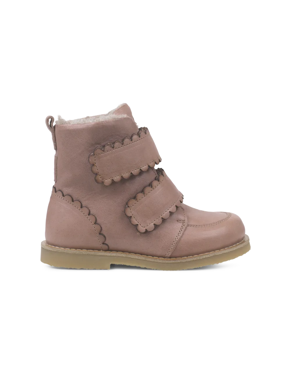 Scallop Winter Boot - Old rose