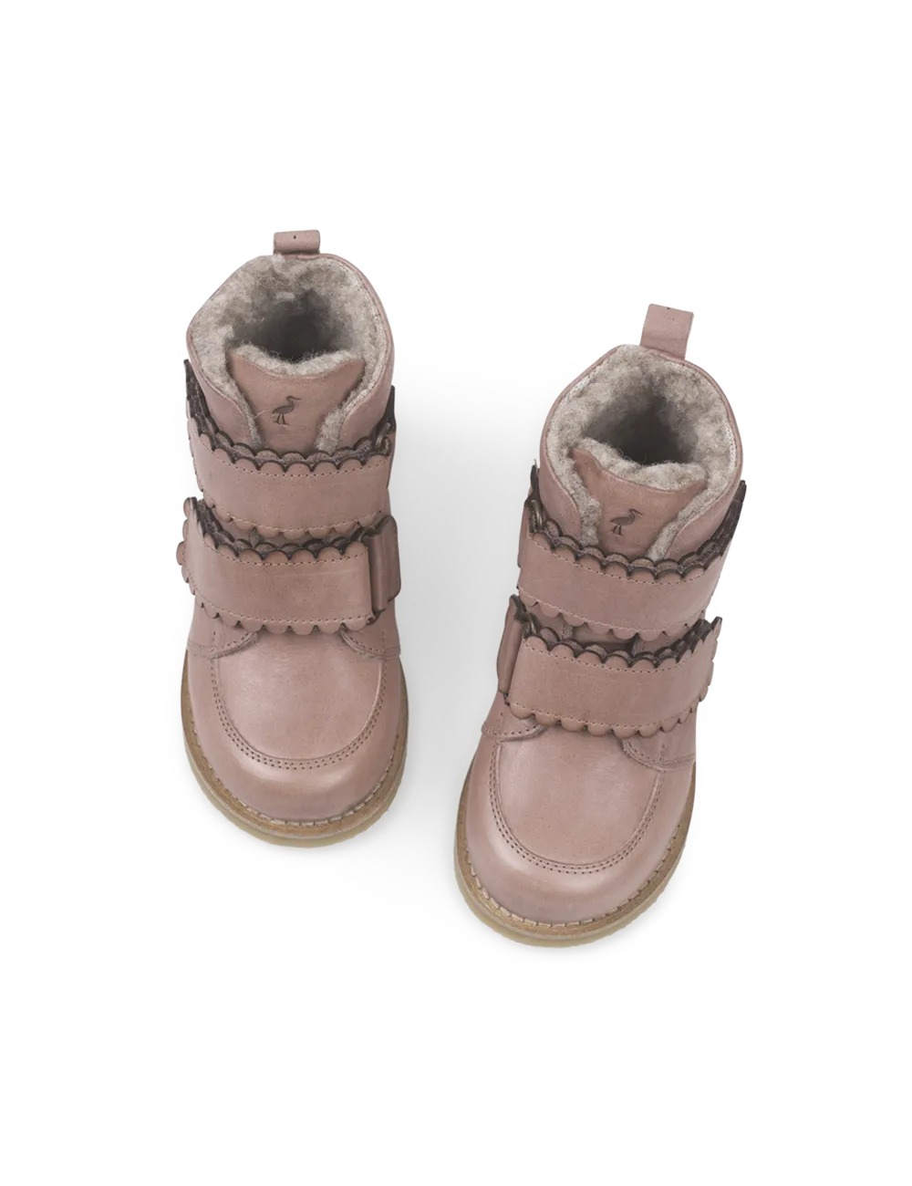 Scallop Winter Boot - Old rose