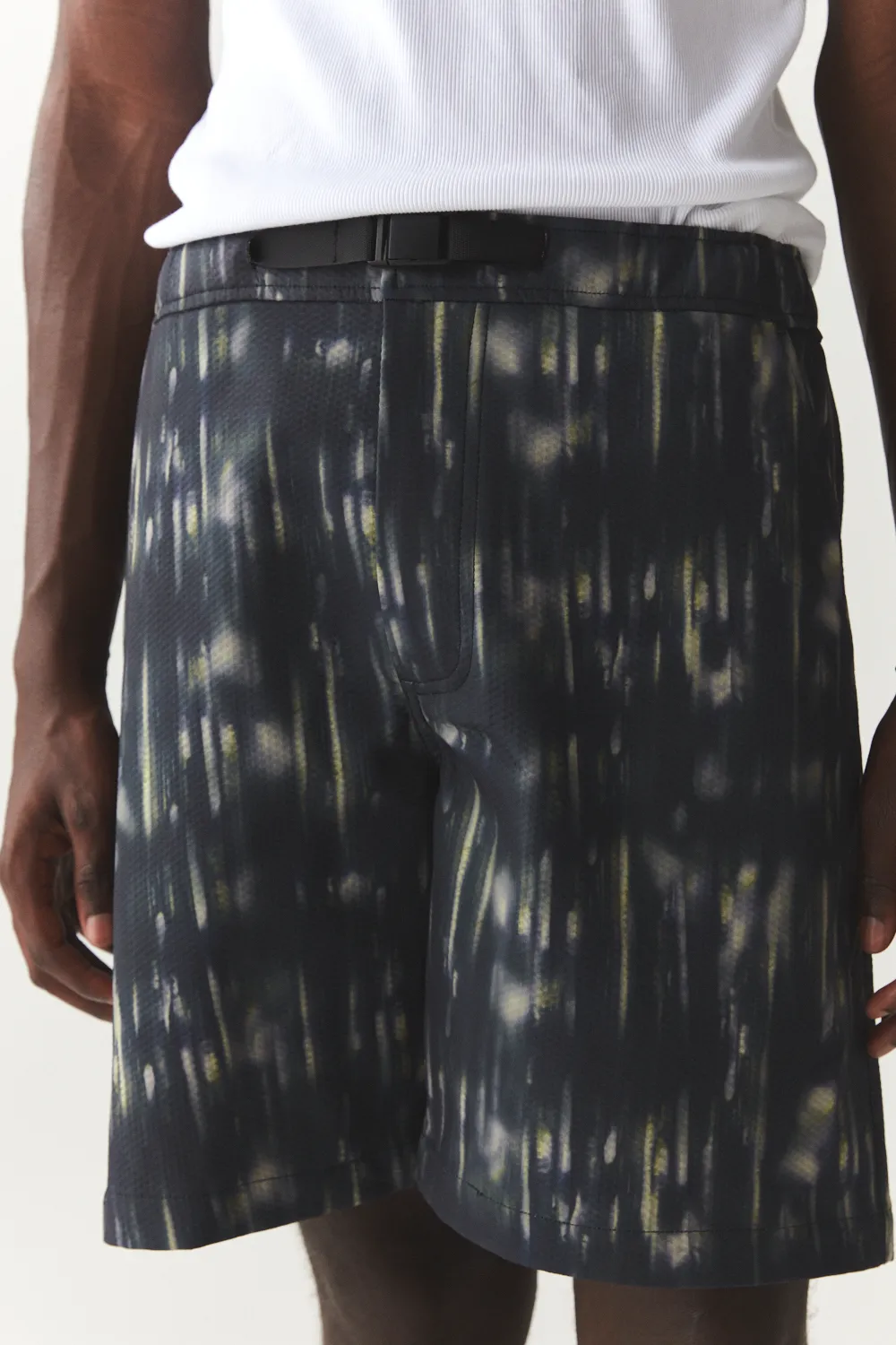 SHORTS UTILITY PRINTED SS'24 NAVY