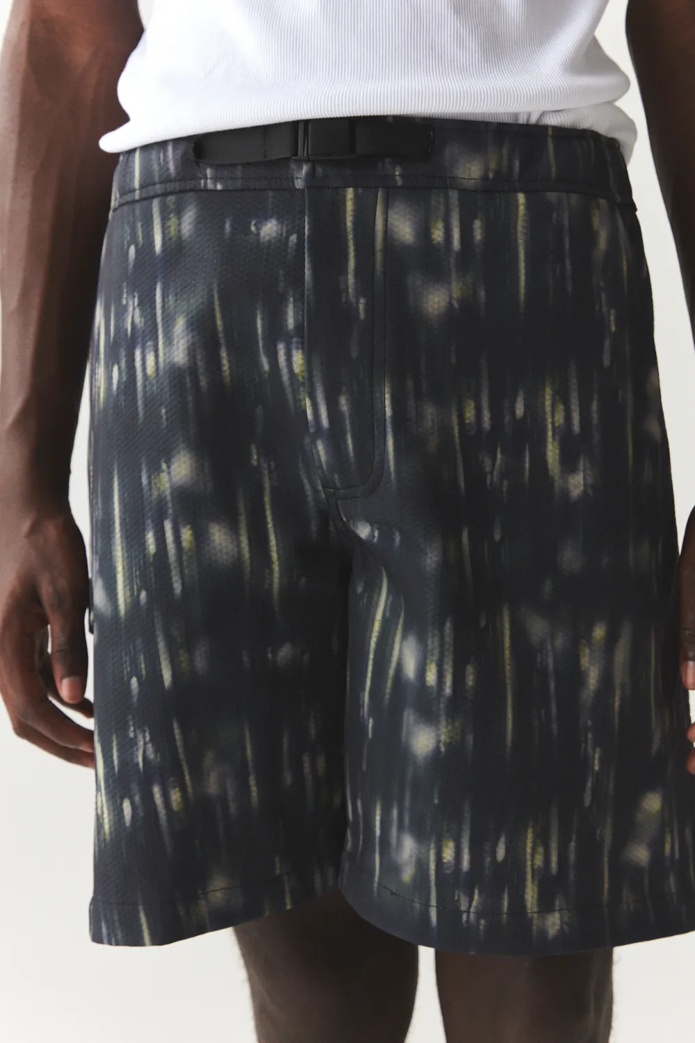 SHORTS UTILITY PRINTED SS'24 NAVY