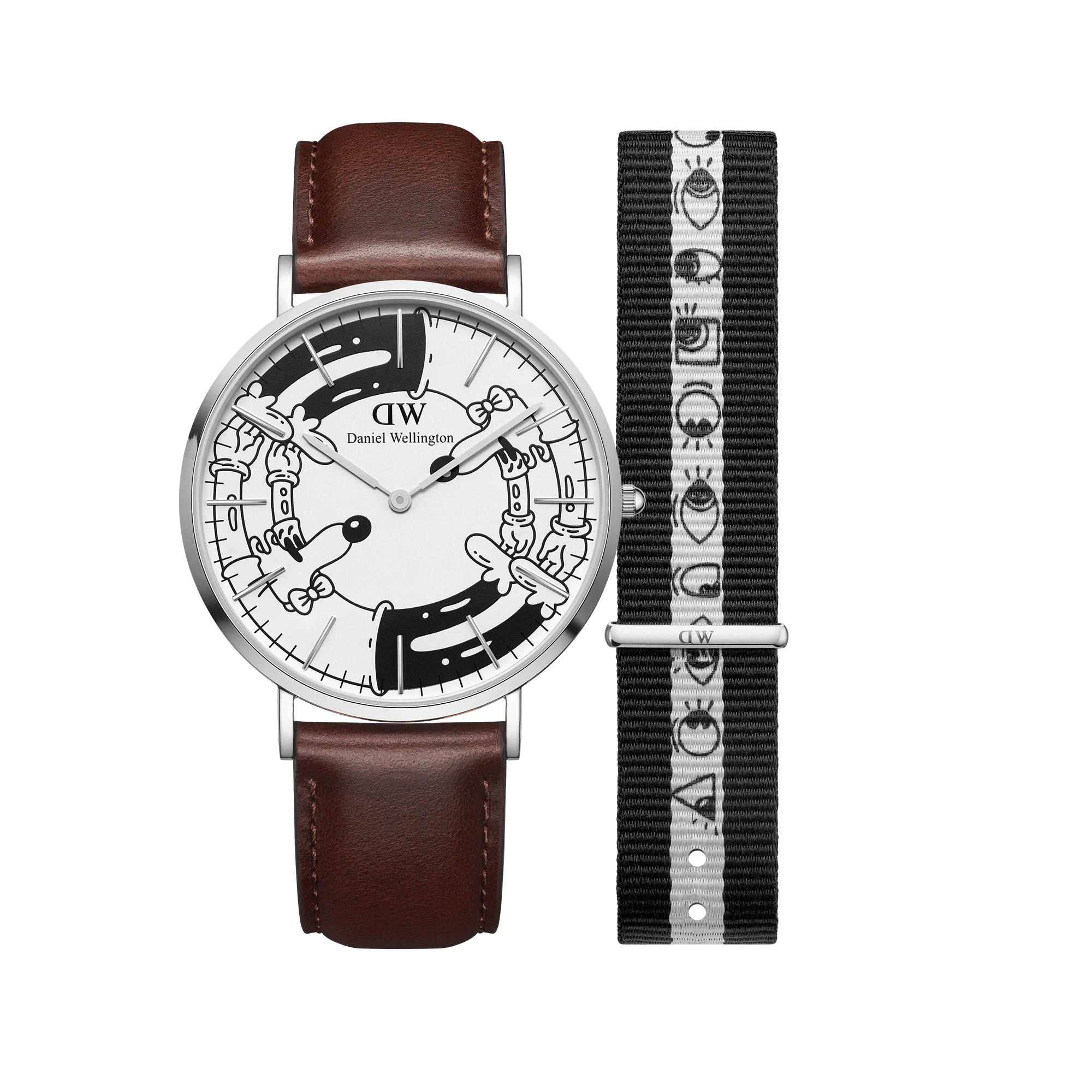 Steven Harrington x DW SET: Bristol BW dial & Strap