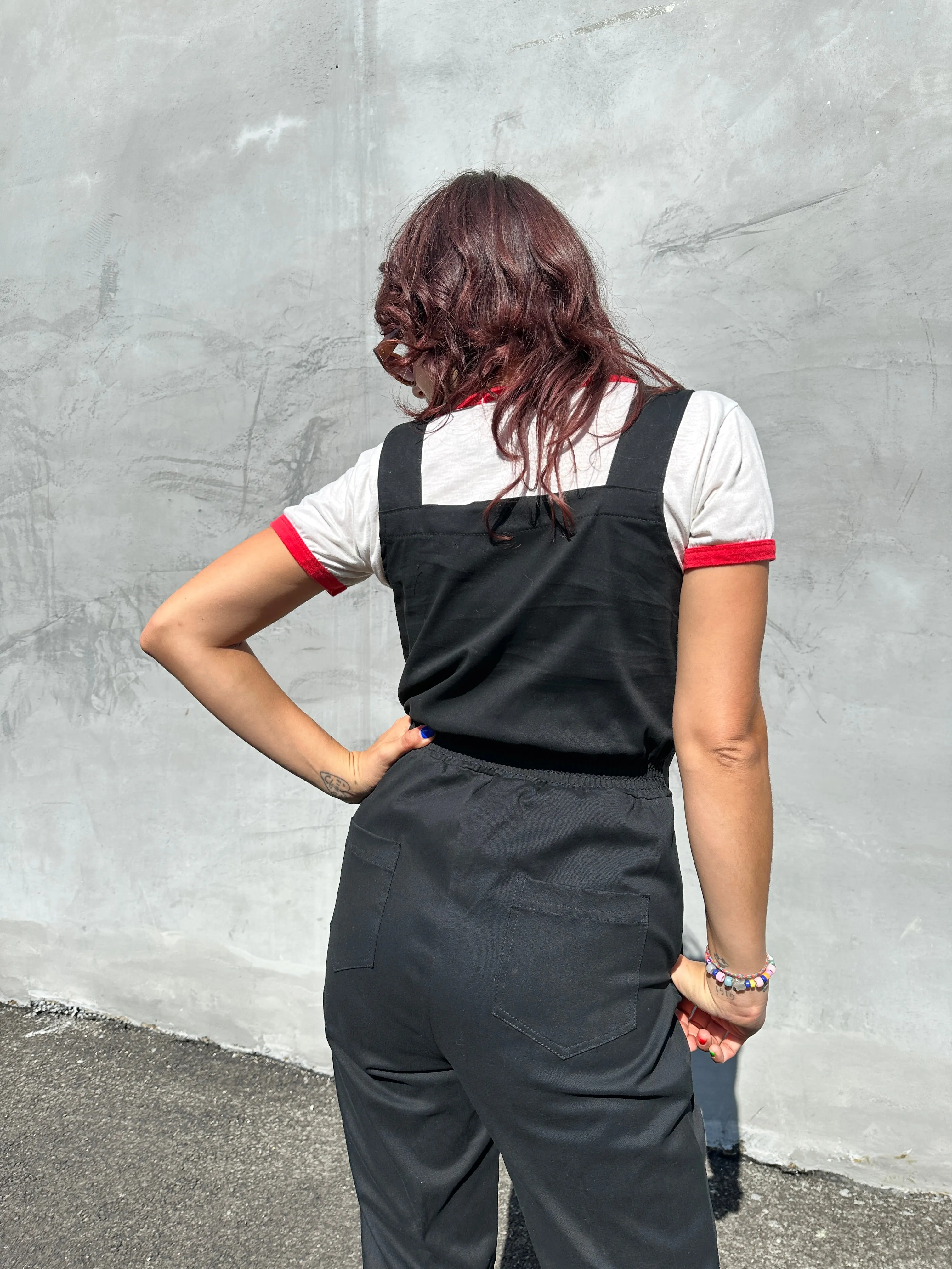 Twill Classic Overalls Black