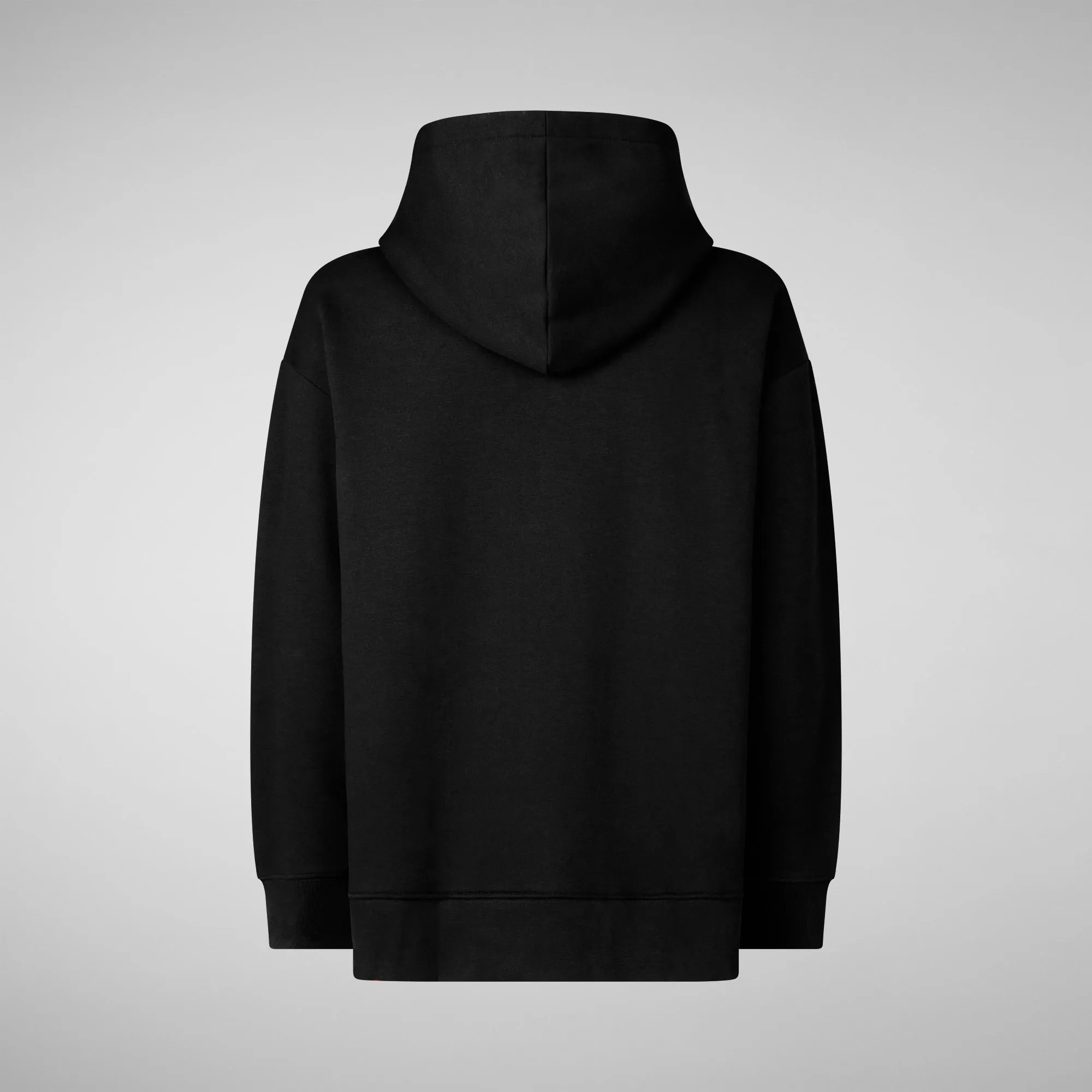 Unisex hooded fleece Itea in black