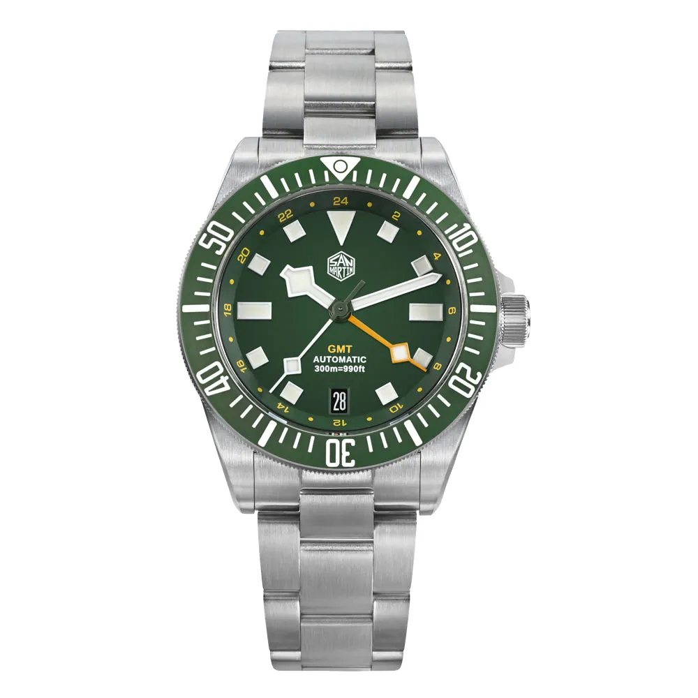 Watchdives x San Martin 39mm NH34 GMT Dive Watch SN0121B