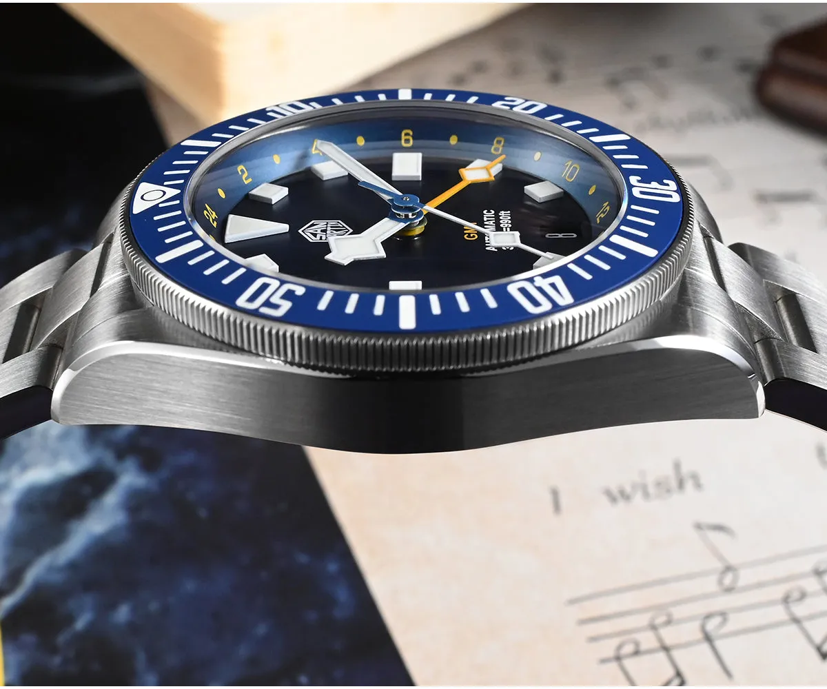 Watchdives x San Martin 39mm NH34 GMT Dive Watch SN0121B