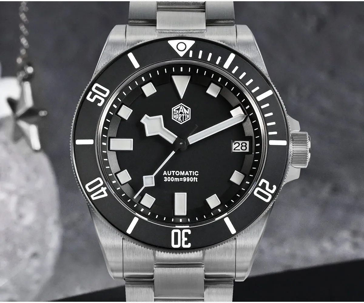 Watchdives x San Martin Classic 39mm Automatic Dive Watch SN0121GA