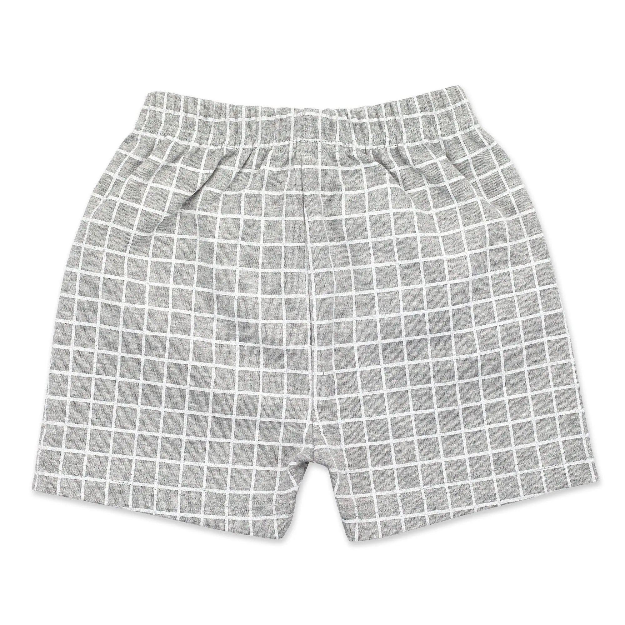 Windowpane Organic Cotton Short