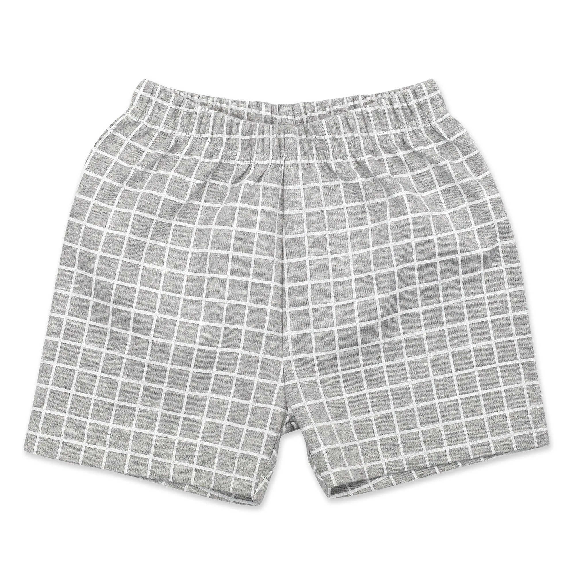 Windowpane Organic Cotton Short