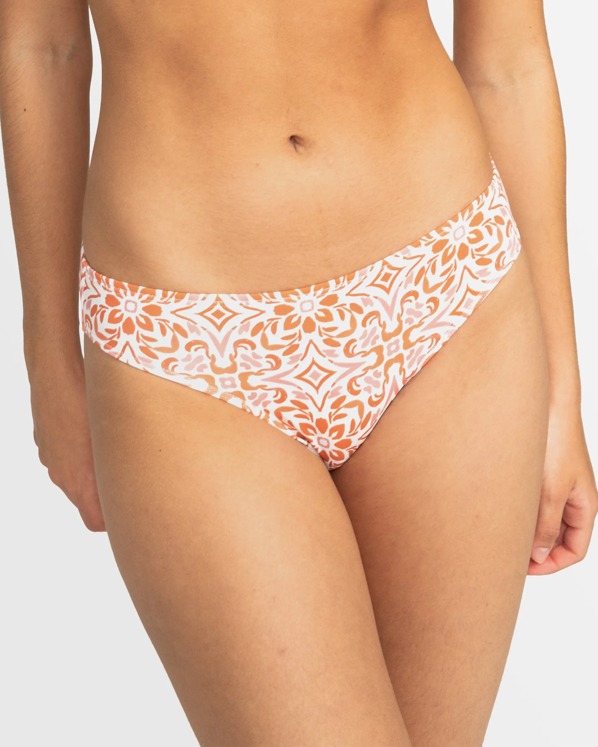 Womens Fresco Tile Low Waist Bikini Bottoms